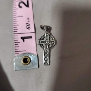 .925 sterling silver Celtic cross pendant